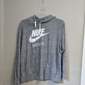Nike Heather Gray Pullover Long Sleeve Tshirt